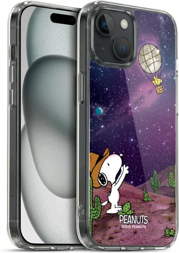 Vista 139 de Head Case Designs Funda de gel con licencia oficial de Peanuts Nebula Cactus Needles Snoopy Space Cowboy [protección de grado militar] compatible
