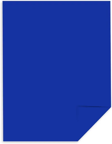 Vista 2 de Astrobrights Papel de color, 8.5" x 11", 24 lb/89 GSM, Azul Blast-Off, 500 hojas (21906)