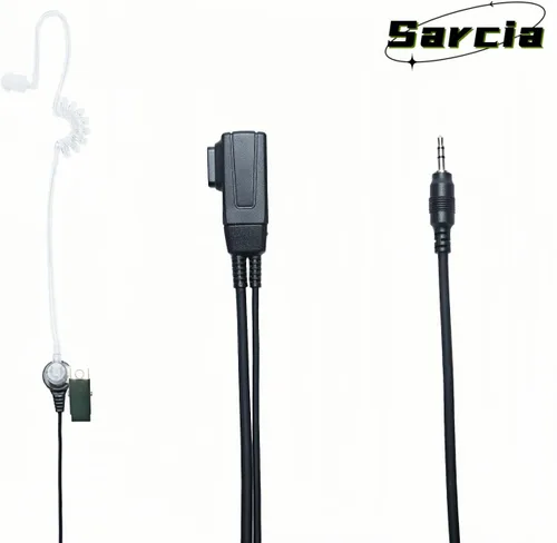 Vista 6 de Juego de micrófono y auricular PX650 para radio PX655 PX650 RX385 RX380 de 2 vías