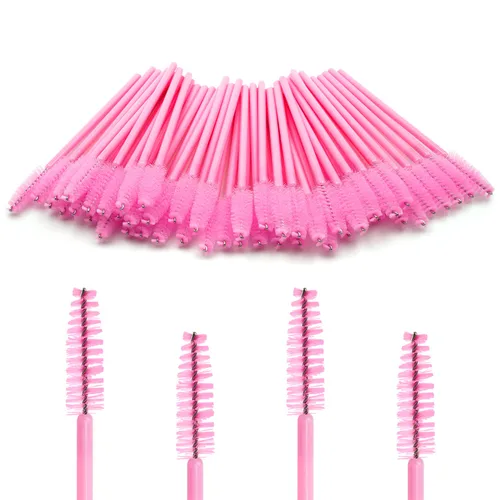 Vista 7 de 200 cepillos desechables para pestañas para extensión de pestañas, varitas de maquillaje para cejas para suministros de extensión de pestañas
