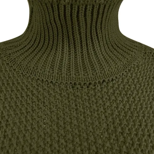 Vista 2 de Suéteres para mujer, moda de otoño, 2023, bloque de color, manga larga, cuello barco, tejido, talla grande, suéter