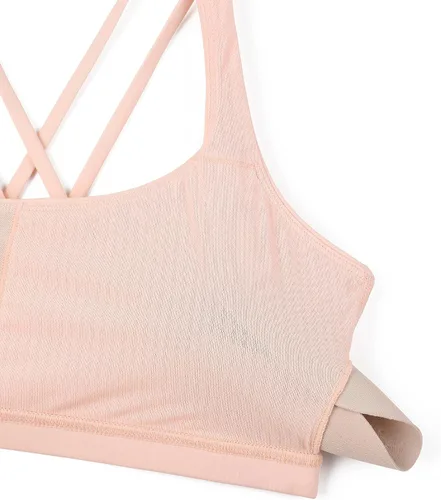 Vista 5 de CRZ YOGA Brasier para deportes de bajo impacto para mujer con tirantes sin varillas acolchado Yoga Bra Tops
