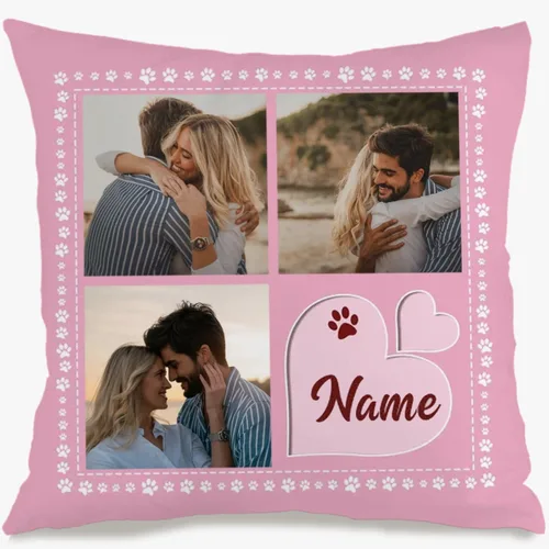 Vista 13 de Single Photo Custom Pillow Cover with Personalized Text Turning Your Memory into a Beautiful Throw Pillow and Making it a Touching Gift Choice for