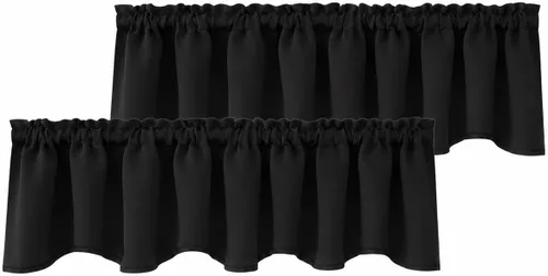 Vista 63 de Deconovo Cortinas opacas, aislamiento térmico, dobladillo para barra, reducción de ruido, certificado Oeko-TEX, cortinas de oscurecimiento de Beige