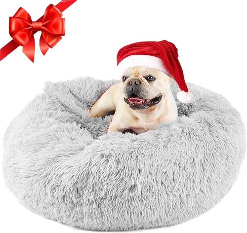 Vista 22 de Himax - Cama para perros pequeños cubierta con manta adjunta, color beige