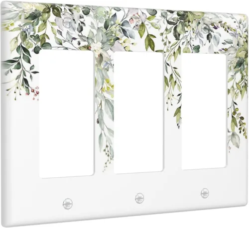 Vista 56 de Azulejos Negros Texturas Modernas Retro Marruecos 1 Gang Cubierta de Interruptor de Luz Sin Dispositivo Placa de Pared en Blanco Decorativa Placa