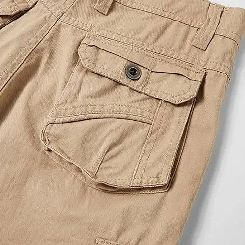 Vista 7 de Men Cargo Shorts Classic Fit Lightweight Ripstop Pants Tactical Outdoor Work Short Trousers with Multi Pocket