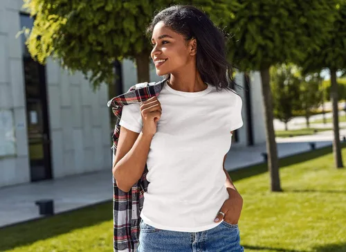 Vista 5 de Multipack Gildan 5000L - Camisetas de manga corta para mujer