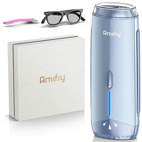 Vista 12 de Dispositivo de Depilación IPL de Enfriamiento por Hielo Amifiy para Uso Doméstico, Máquina de Depilación Láser Indolora para Mujeres y Hombres, 3