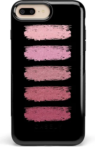Vista 27 de Casely Funda para iPhone 6/7/8 Plus Funda con estampado de festival (solo buenas vibraciones)