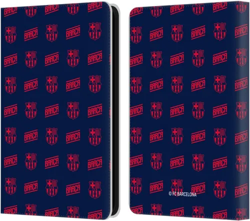 Vista 22 de Head Case Designs Funda de piel con licencia oficial del FC Barcelona Barca Crest Graphics compatible con Kindle Paperwhite 5 (2021)