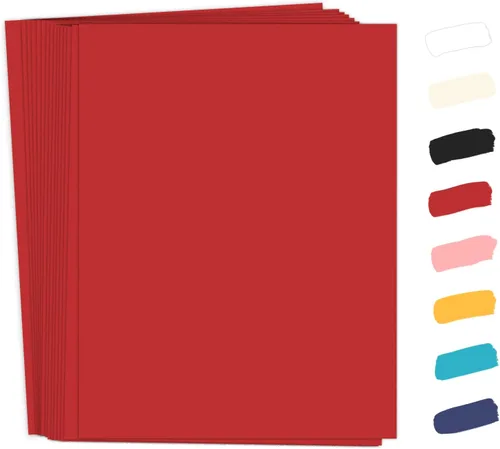 Vista 10 de 50 paquetes de cartulina negra 8.5 x 11, Goefun papel de impresora de cartulina de 65 lb para Halloween, álbumes de recortes, manualidades