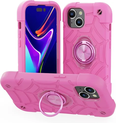 Vista 9 de Funda para iPhone SE de 3ª/2ª generación, iPhone 8/7/6/6S con soporte (no para modelos de tamaño grande), funda híbrida a prueba de golpes de Negro