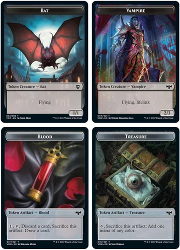 Vista 6 de Magic: The Gathering Innistrad: Carmesí Vow Commander Deck – Vampiric Bloodline (Negro-Rojo)