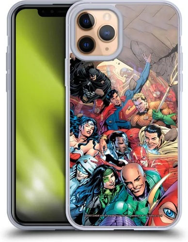 Vista 162 de Head Case Designs Funda de gel con licencia oficial de la Liga de la Justicia DC Comics #10 Darkseid War Comic Book Cover