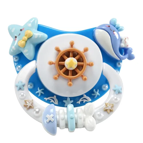 Vista 22 de CutiePlusU - Chupete para bricolaje, tamaño grande, diseño de fresa