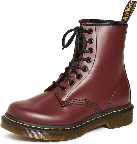 Vista 37 de Dr. Martens, Botas industriales ligeras para mujer Maple Zip con puntera de acero Negro