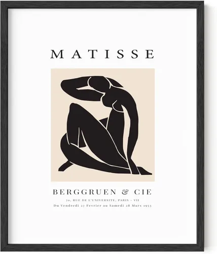 Vista 13 de HAUS AND HUES Matisse - Lámina de arte moderno minimalista - Arte de pared estético de Henri Matisse, póster abstracto para cuarto de dormitorio