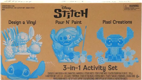 Vista 3 de Tara Toys Disney Stitch - Juego de actividades 3 en 1