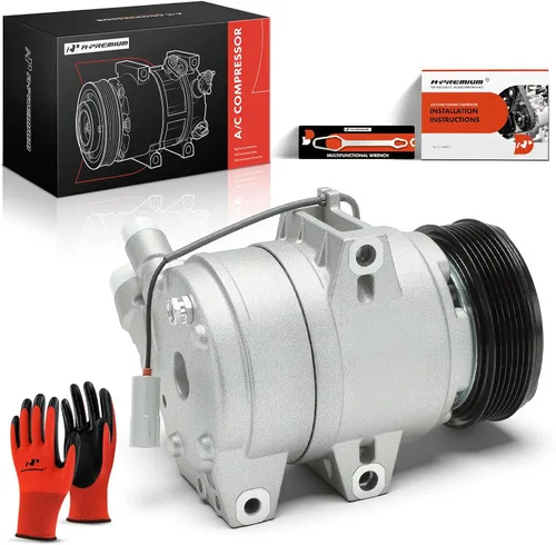 Vista 10 de A-Premium Compresor de aire acondicionado con embrague compatible con Mazda 6 2.3L 3.0L 2003-2008
