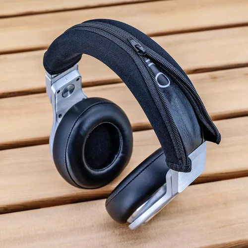 Vista 4 de Funda para diadema compatible con auriculares modelo Pro (negro)