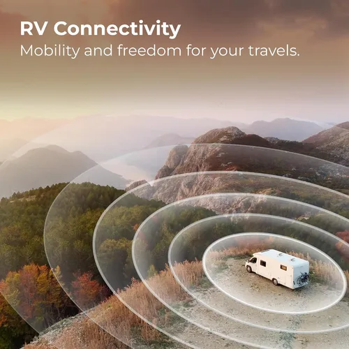 Vista 12 de Winegard Gateway 4G GW-1000 Router WiFi de techo para Air 360+ 4G en RV