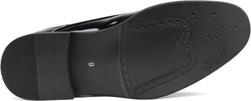Vista 3 de Bruno Marc - Zapatos de vestir estilo Oxford con forro de cuero para hombre