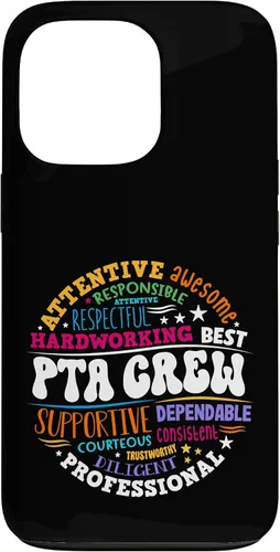 Vista 10 de iPhone XR Parents Teacher Association Team Supporter PTA Crew Case