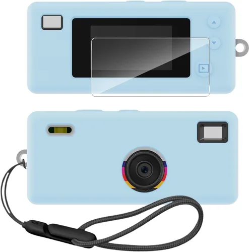 Vista 11 de Funda de silicona para llavero Kodak CHARMERA para cámara digital con protector de pantalla y cordón para accesorios de llavero CHARMERA