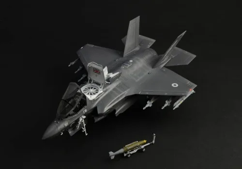 Vista 2 de Italeri -2810 F-35 B Lightning II Versión STOVL, escala 1:48, kit de modelo, modelo de plástico para montar, modelado, multicolor, IT2810