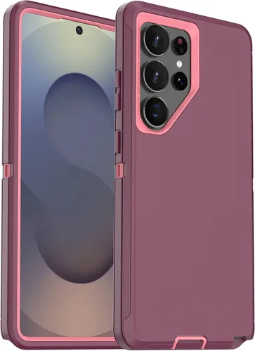 Vista 39 de Gurible - Funda para Samsung Galaxy S21 Plus, protección resistente de 3 capas, a prueba de golpes, a prueba de polvo, antiarañazos, con cubierta