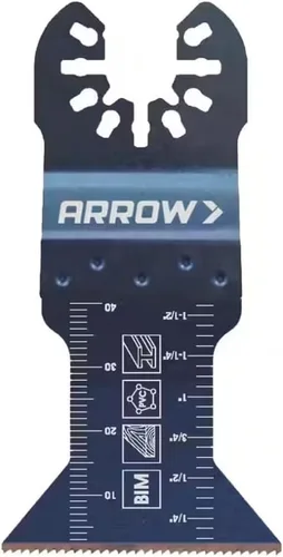 Vista 9 de Arrow Kit de cuchillas oscilantes multiherramienta de 10 piezas