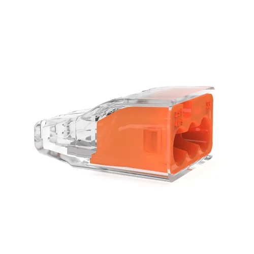 Vista 5 de IDEAL Electrical 30-1333S - Conector de 3 puertos a presión, color naranja, (10 unidades)