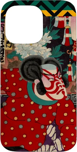Vista 20 de Funda para iPhone 11 Pro Max Fierce Samurai japonés Kabuki Woodblock