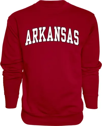 Vista 29 de Blue 84 NCAA sudadera de cuello redondo con arco y colores de equipo para hombre