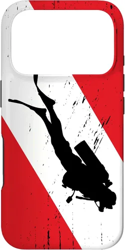 Vista 30 de Funda de buceo para iPhone 17, regalos de buceo, diseño vintage de buceo