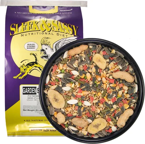 Vista 5 de SLEEK & SASSY Alimento para animales pequeños domésticos para hámsters, jerbos, ratones y ratas (2 libras)