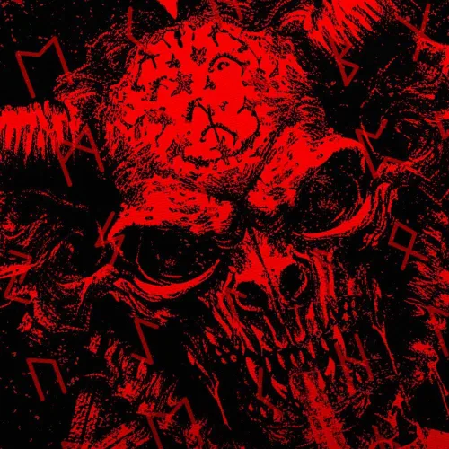 Vista 6 de Ptrxobj Pentagrama de cabeza de cabra para colgar en la pared, símbolo gótico demonio diablo, sala de estar, 60 x 40 pulgadas