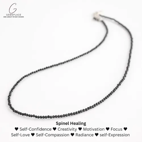 Vista 17 de Collar de cuentas de piedras preciosas de plata 1