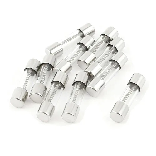 Vista 3 de Paquete de 25, T1AL250V fusibles de vidrio de cartucho 5 x 20 mm, 1A 250V, fusible de proceso lento, tubo de vidrio de 0.2 x 0.78 pulgadas