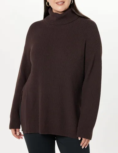 Vista 5 de The Drop Suéter de cuello alto con hombros caídos súper suave Grayson para mujer