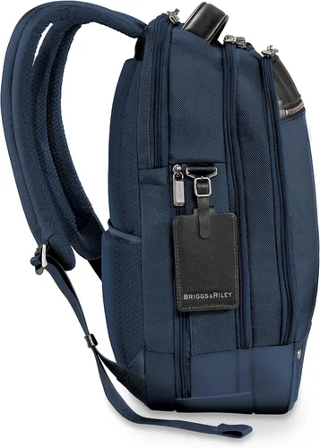 Vista 8 de Briggs & Riley Mochila Work, Azul Marino, Medium Backpack, Mochila mediana Work