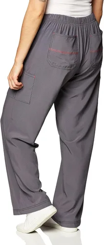 Vista 3 de Carhartt Cross-Flex - Pantalón cargo con corte recto para mujer