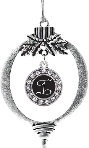 Vista 462 de Inspired Silver - Adorno de cromosoma 21 con dije de círculo de plata con joyas de circonita cúbica