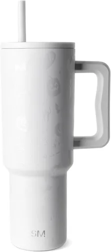 Vista 31 de Simple Modern Halloween Signature Voyager Vaso térmico de café de viaje de 16 onzas con tapa de 360° Regalos para mujeres y hombres Taza