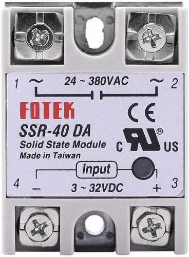 Vista 5 de REX-C100 - Controladores de temperatura PID (100 – 240 V, termopar con sensor K + 40 A SSR para la elaboración del hogar (no admite RT100)