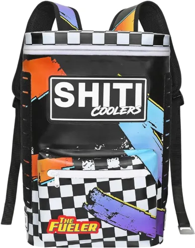 Vista 21 de SHITI Hieleras Enfriador para Camping, Viajes, Playa, Lonchera Suave para Alimentos, Bebidas y Hielo, Portátil, Impermeable, Bolsa Aislada de 24 El