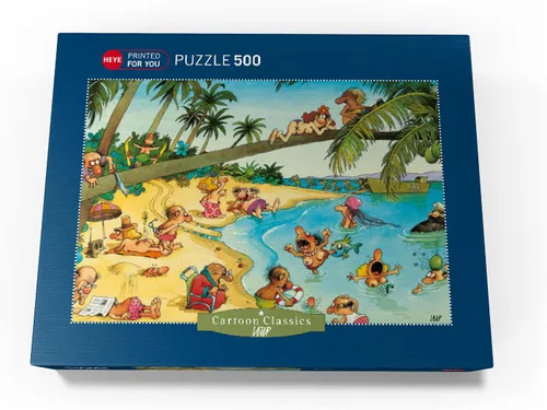 Vista 4 de MyPuzzle Beachies - Jean-Jacques Loup - Cartoon Classics - Rompecabezas prémium de 500 piezas para adultos