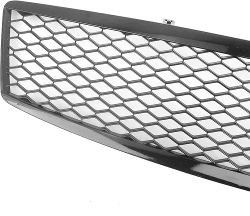 Vista 5 de Rejilla frontal de malla para Infiniti G35 G37 2007-2009 Sedan negro brillante