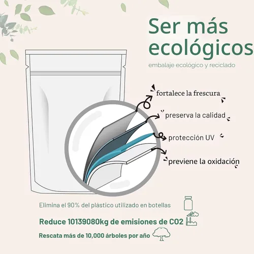 Vista 8 de Micro Ingredients Polvo de proteína de colágeno múltiple de 16 onzas y suplemento de aceite de algas vegano Omega 3, paquete de 2